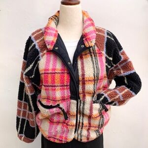 Free People Movement Sherpa Plaid Jacket